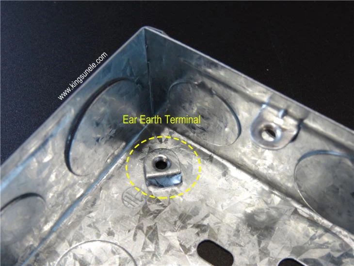 1 Gang Metal Wiring Box