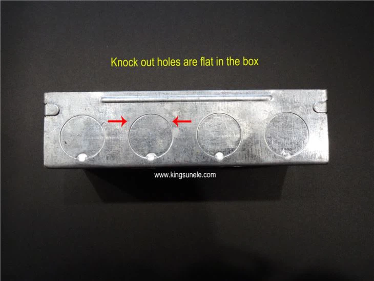 1 Gang Metal Wiring Box