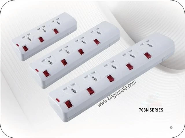 Uzatma Soketi 4 Yol lu 13A Çok Soketli Ev Kullanımı