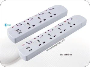 Uzatma Soketi 4 Gang USB Şarj Evde Kullanım